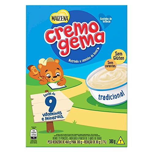 MINGAU TRADICIONAL MAIZENA CREMOGEMA CAIXA 380G