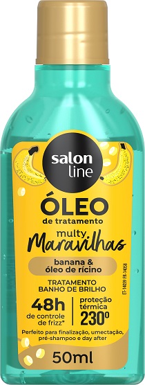 OLEO CAPILAR SALON LINE BANANA MULTY MARAVILHAS 50ML