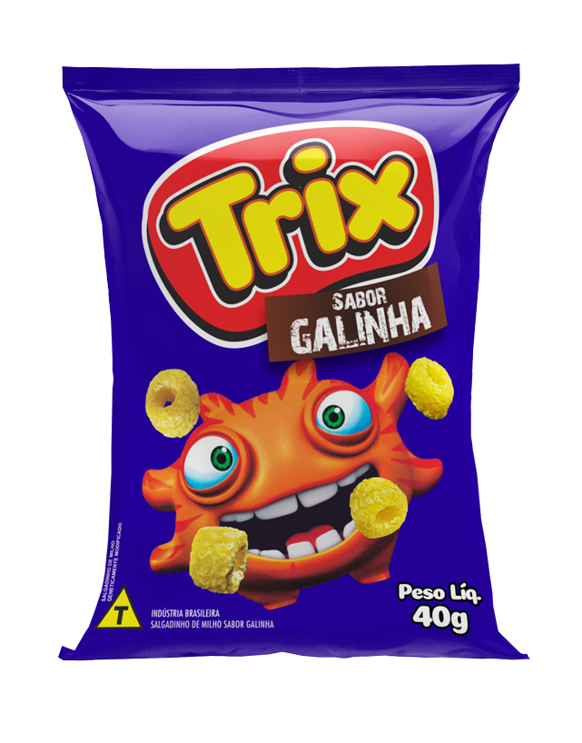 SALGADINHO PIPOCA TRIX GALINHA 40G