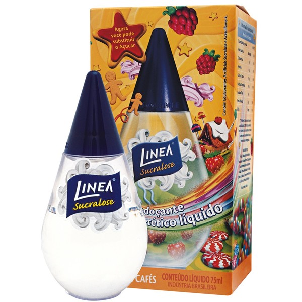 ADOÇANTE LÍQUIDO SUCRALOSE LINEA CAIXA 75ML