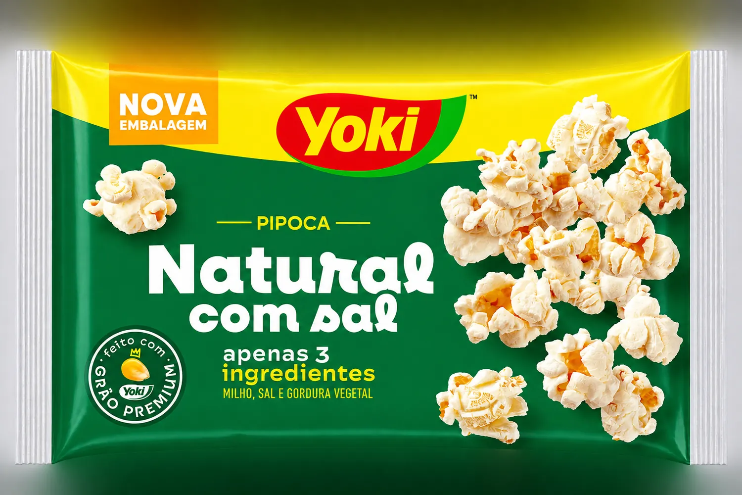 PIPOCA DE MICRO-ONDAS YOKI COM SAL 100G — imagem 1