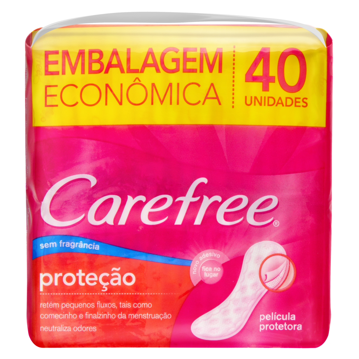 PROT CAREFREE C/40 UN PROTECAO S/ PERFUME(E)
