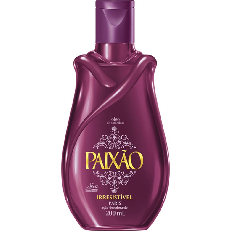 ÓLEO DEO CORPORAL IRRESISTÍVEL PAIXÃO FRASCO 200ML