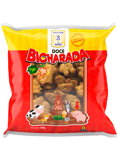 BOLACHA 3 DE MAIO 300G BICHARADA