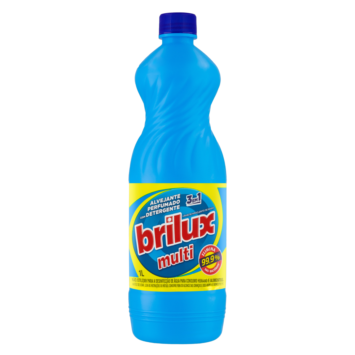 ALVEJANTE COM DETERGENTE E CLORO BRILUX MULTI FRASCO 1L