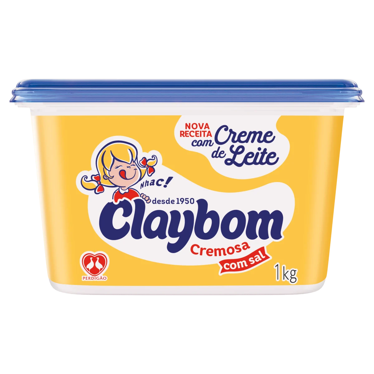 MARGARINA CREMOSA COM SAL CLAYBOM POTE 1KG