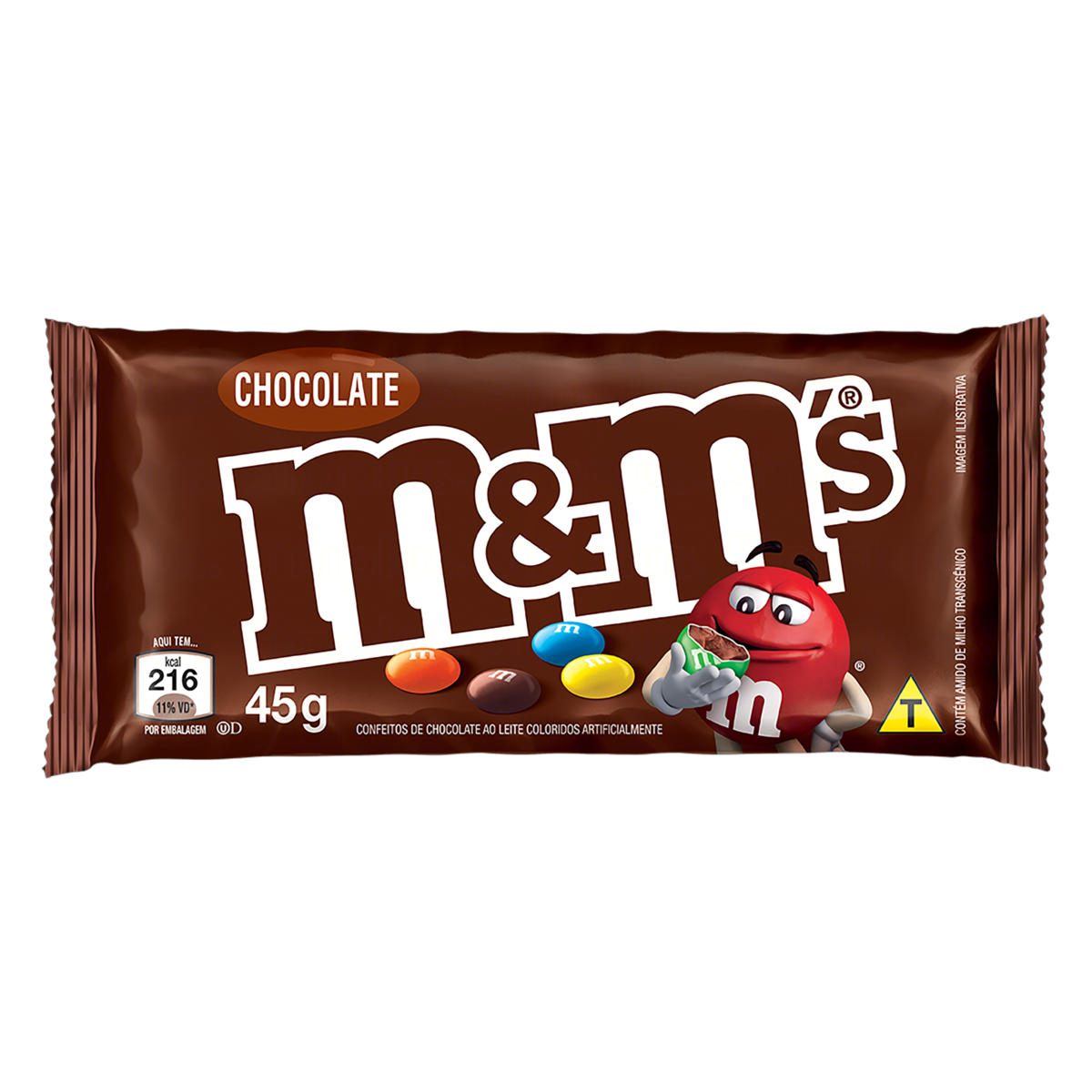 CONFEITOS DE CHOCOLATE M&MS ACHOCOLATADO 40G — imagem 1