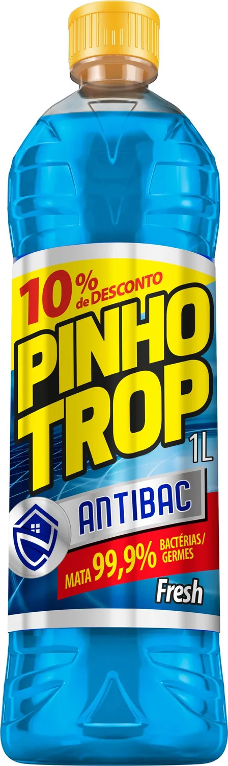 DESINFETANTE PINHO TROP, 10% DESCONTO, LEVE 1L PAGUE 900ML