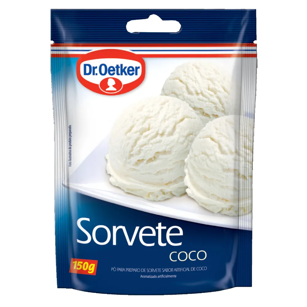 PÓ PARA SORVETE SABOR COCO DR. OETKER 150G