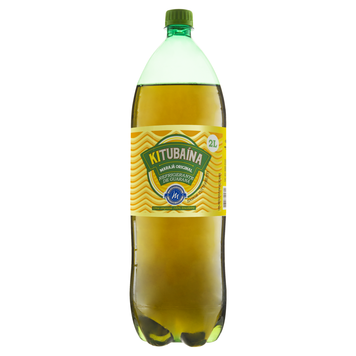 REFRIGERANTE GUARANÁ COM TUTTI FRUTTI KITUBAÍNA GARRAFA 2L 0