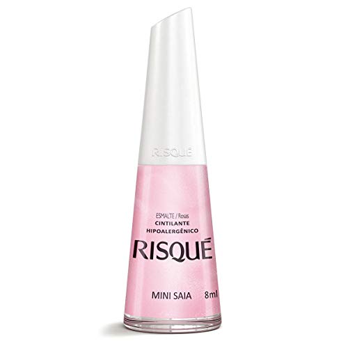 ESMALTE CINTILANTE MINI SAIA 8ML RISQUE 0