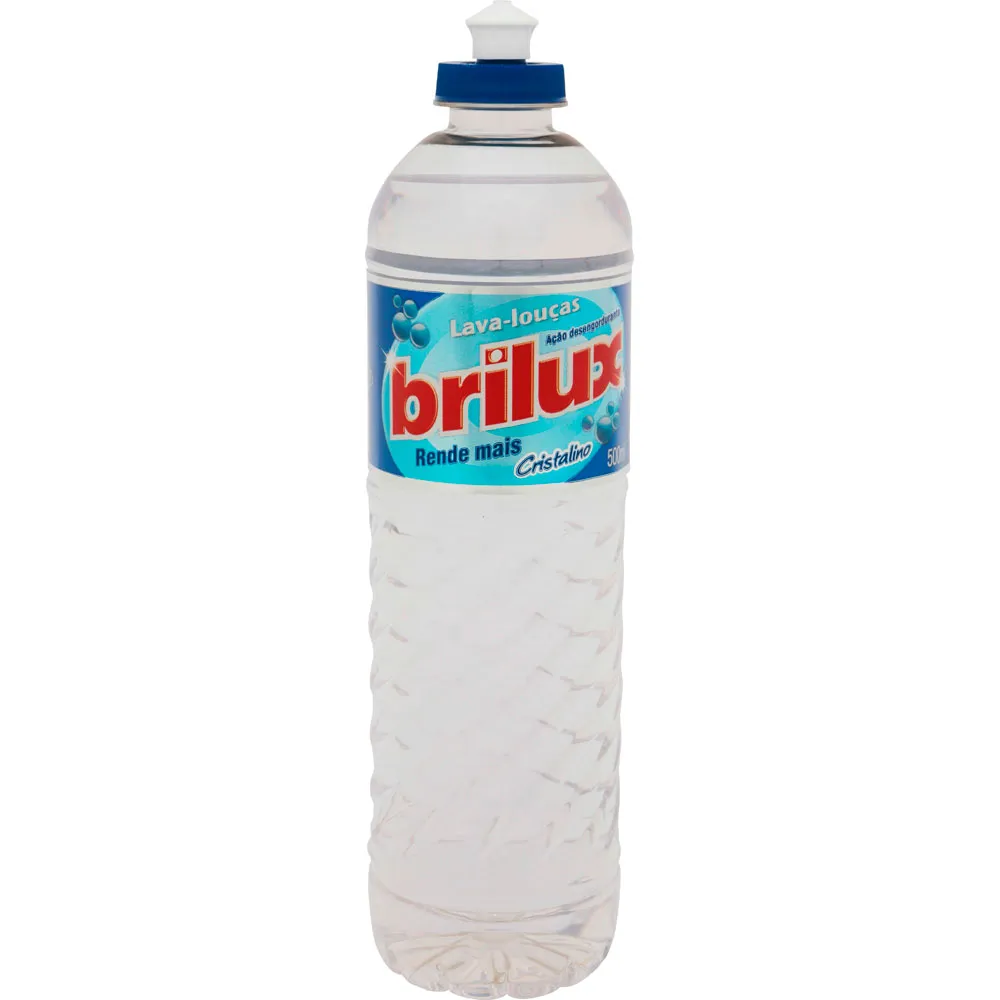 DETERGENTE LIQUÌDO BRILUX 500ML CRISTALINO
