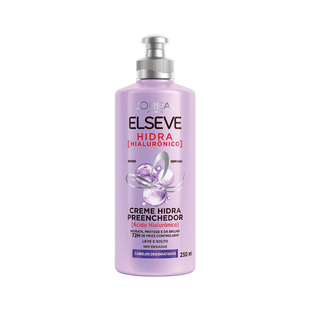 CREME LORÉAL PARIS ELSEVE HIDRA HIALURÔNICO FRASCO 250ML 0