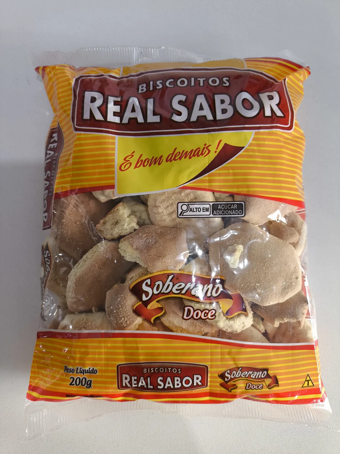 BOLACHA REAL SABOR 200G SOBERANO