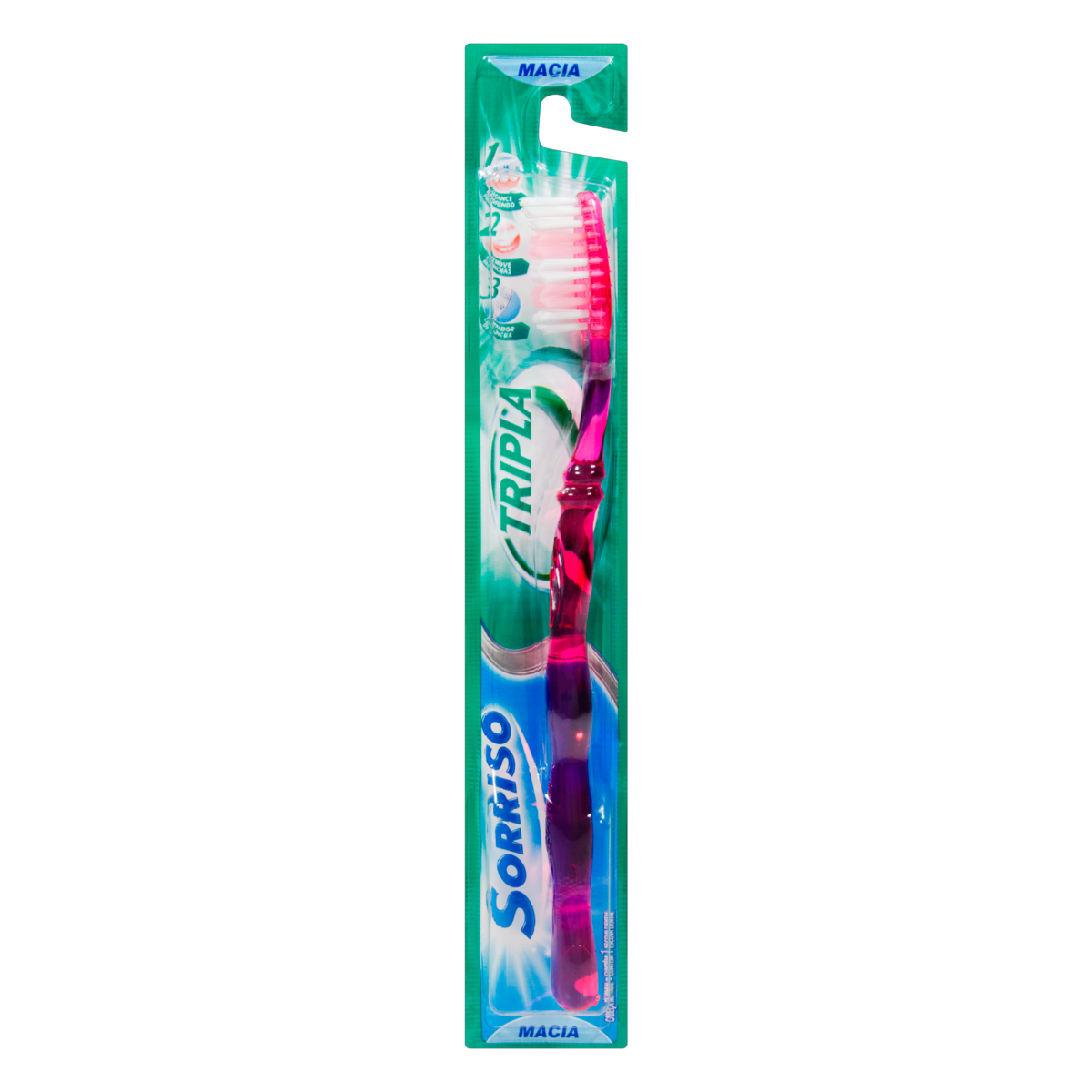 ESCOVA DENTAL MACIA SORRISO TRIPLA 123