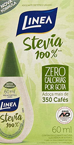 ADOÇANTE LÍQUIDO STEVIA LINEA CAIXA 60ML