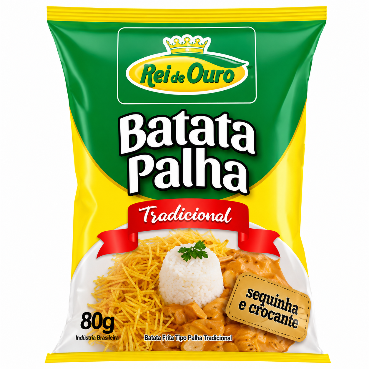 BATATA PALHA REI DE OURO TRADICIONAL 80G