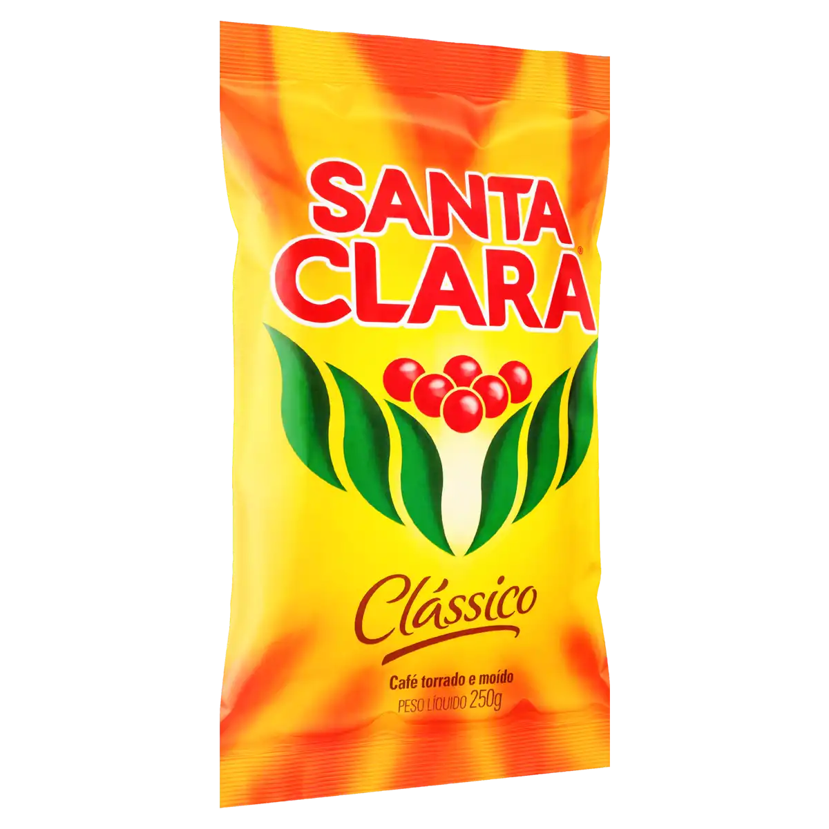 CAFÉ TORRADO E MOÍDO CLÁSSICO SANTA CLARA PACOTE 250G