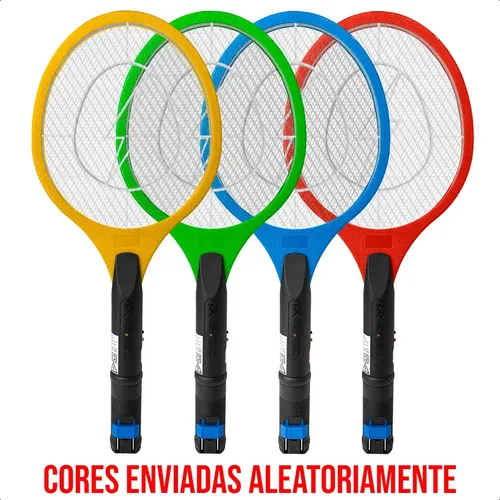 RAQUETE ELETRONICA MATA INSETOS