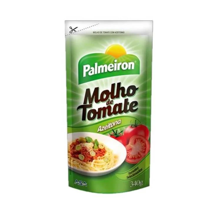 MOLHO DE TOMATE PALMEIRON COM AZEITONA 300G