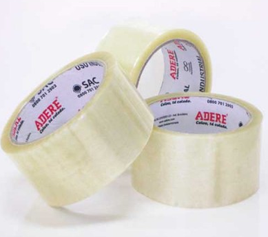 FITA ADESIVA 45MMX40M TRANSP ADERE- REF 710 — imagem 1