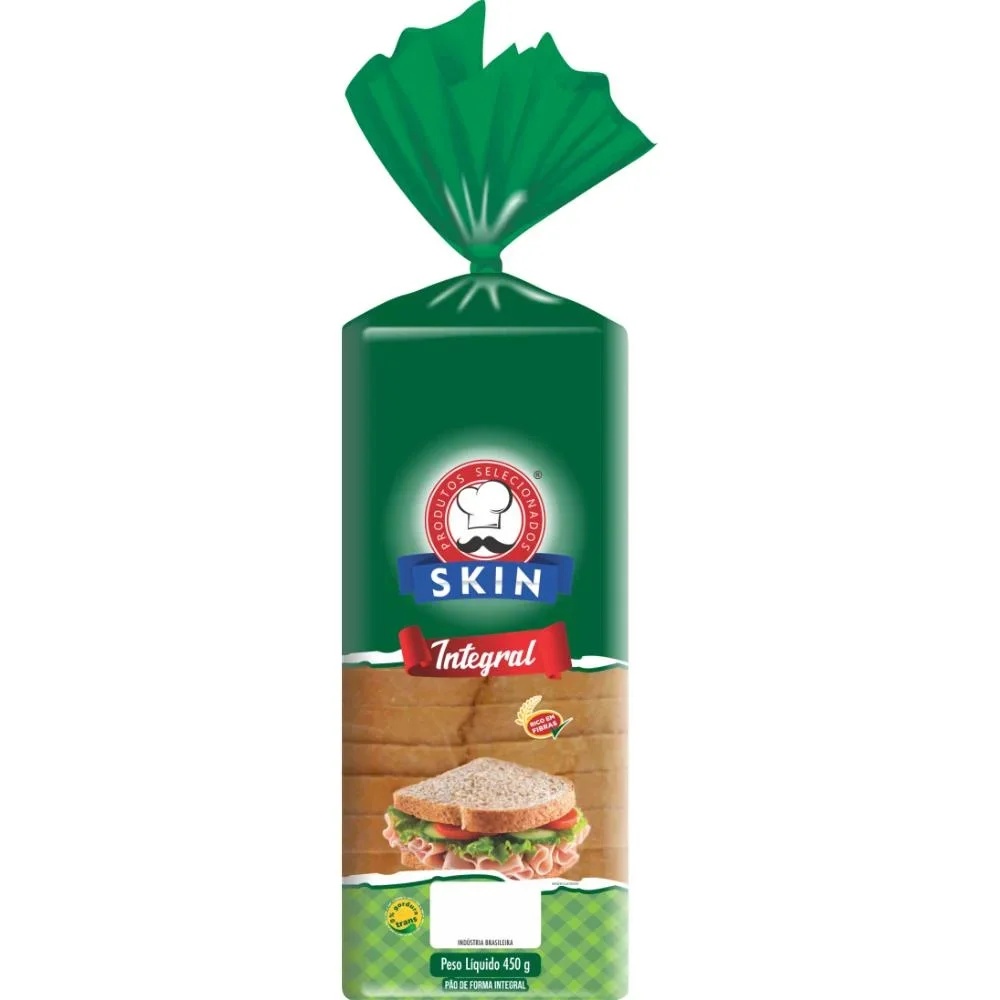 SKIN PÃO FORMA INTEGRAL 450G