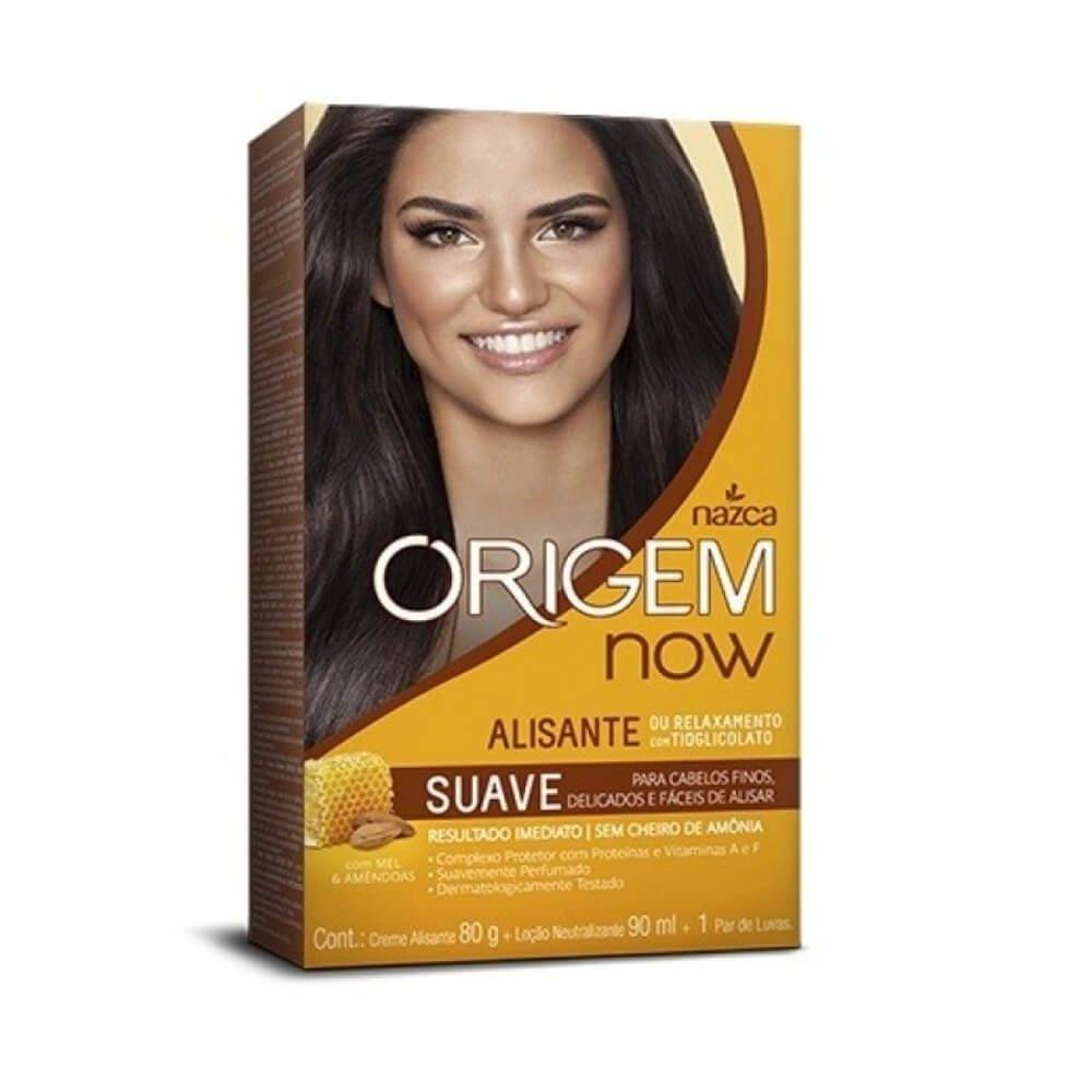 CREME ALISANTE ORIGEM NOW KIT SUAVE MEL E AMÊNDOAS