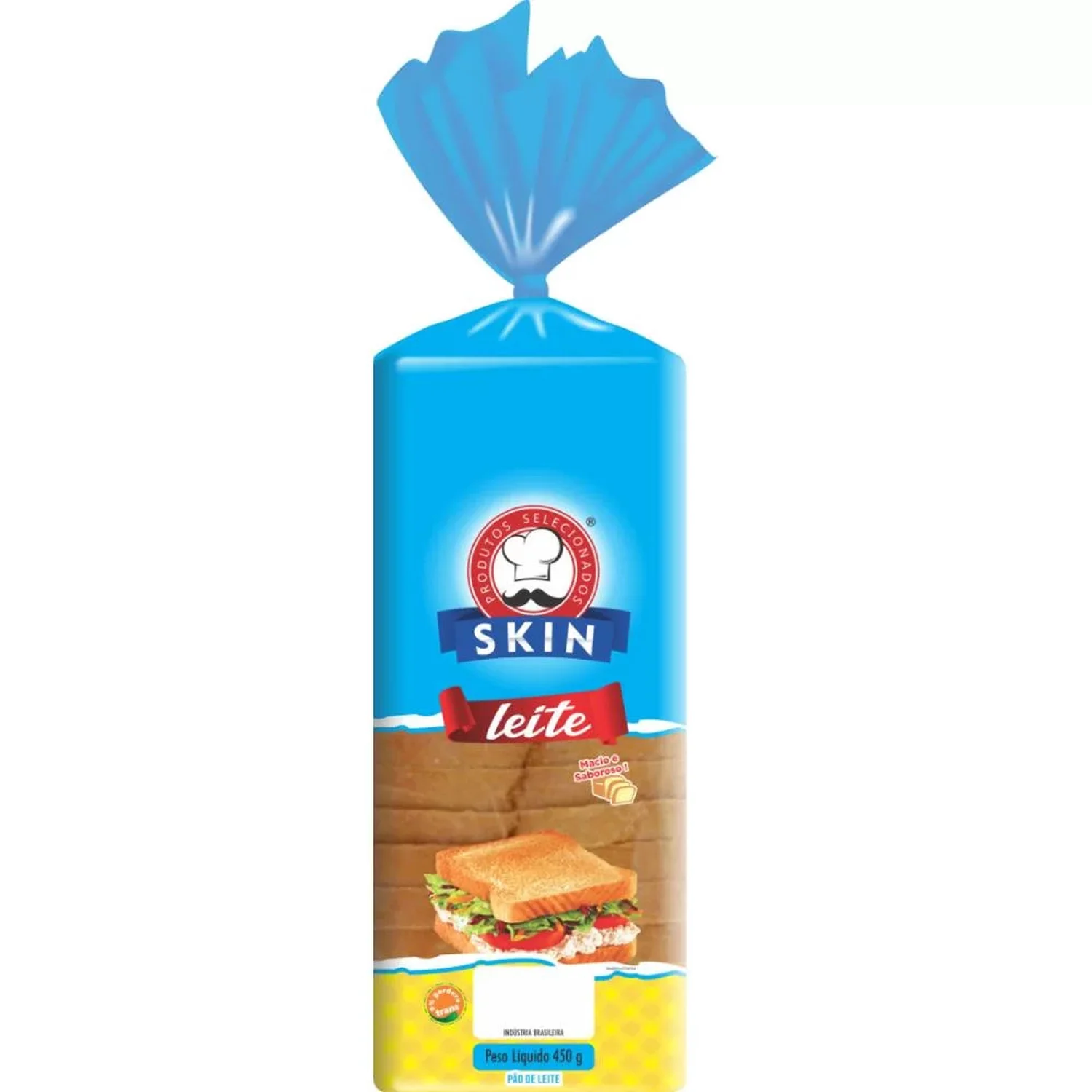 PÃO SKIN DE FORMA LEITE 450G