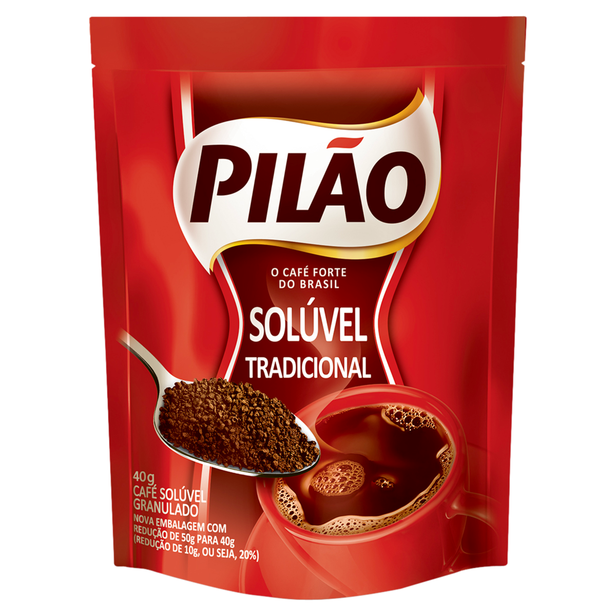 CAFÉ PILÃO SOLÚVEL SACHET 40G