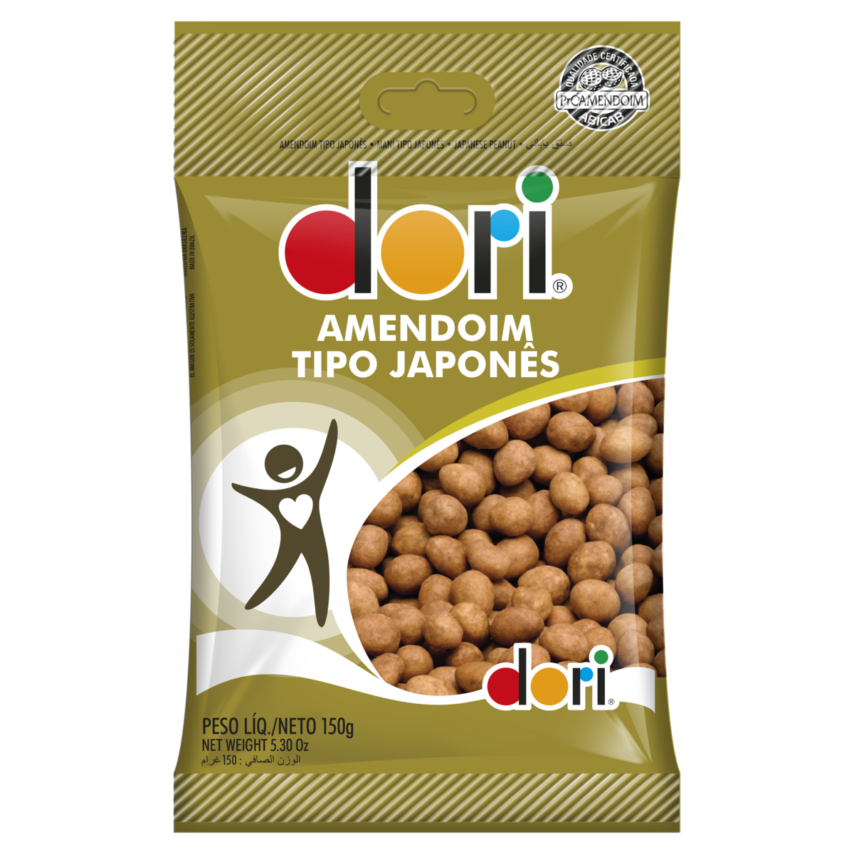 AMENDOIM JAPONÊS SALGADO DORI PACOTE 150G