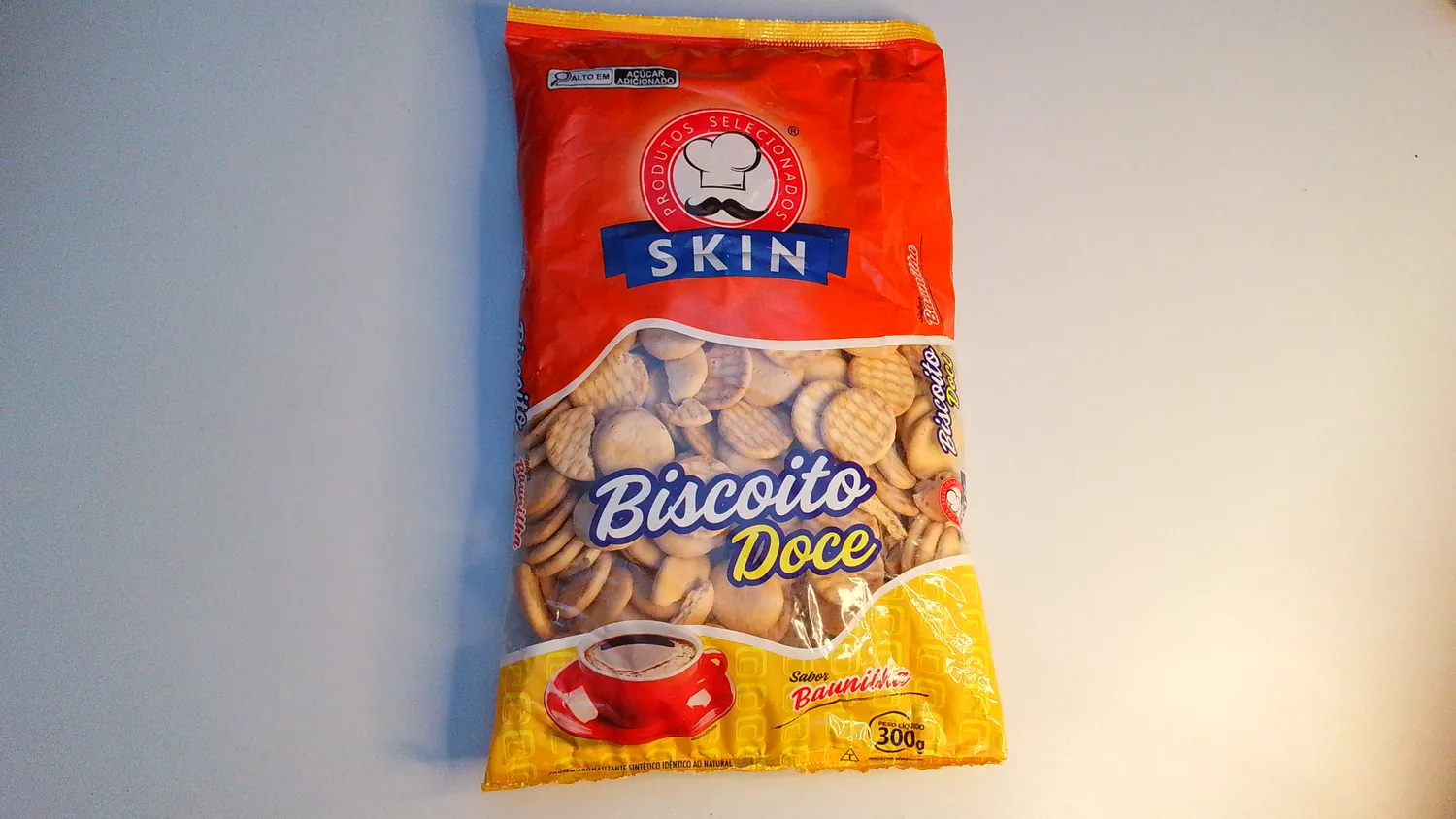 BISCOITO SKIN BAUNILHA 300G