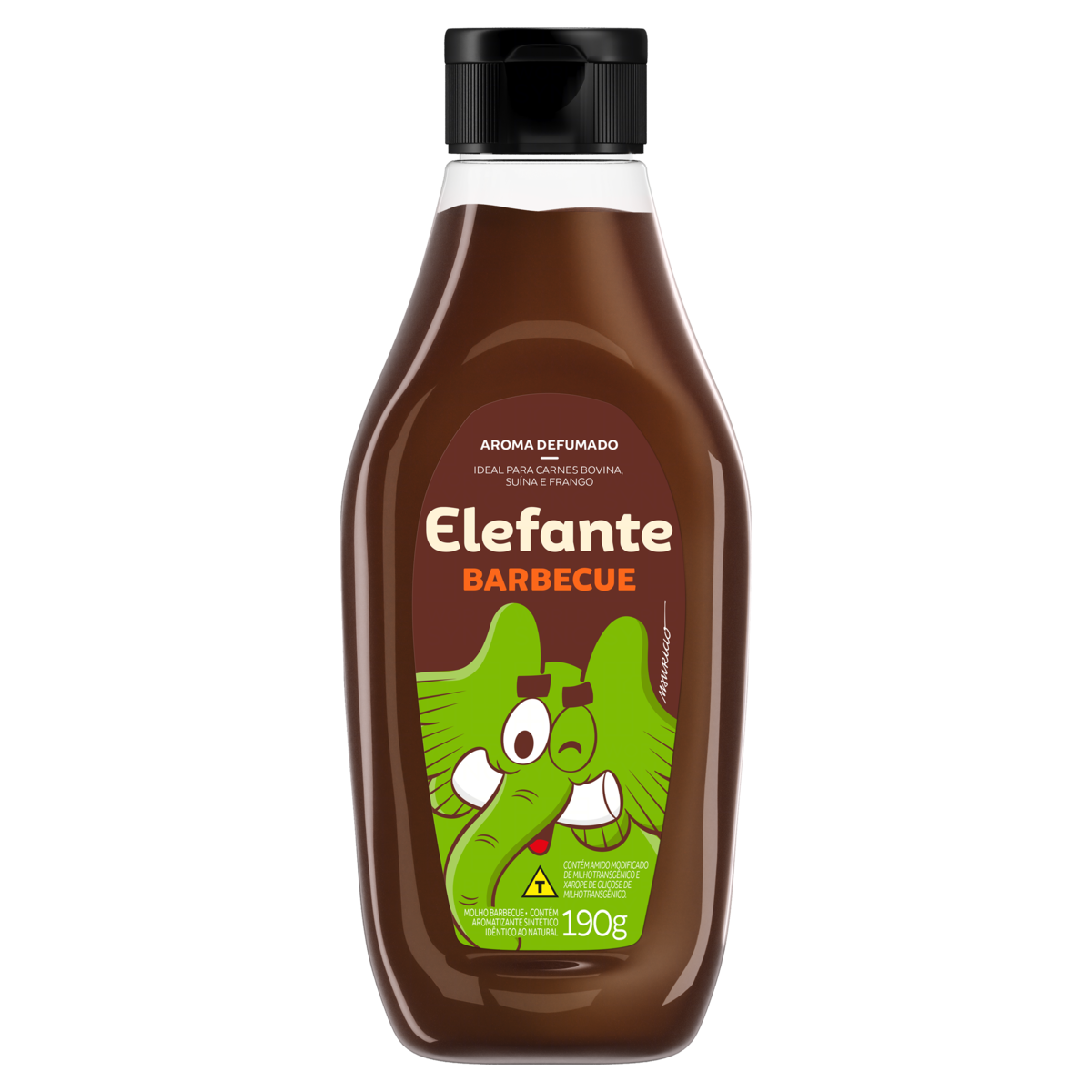 MOLHO BARBECUE ELEFANTE SQUEEZE 190G 0