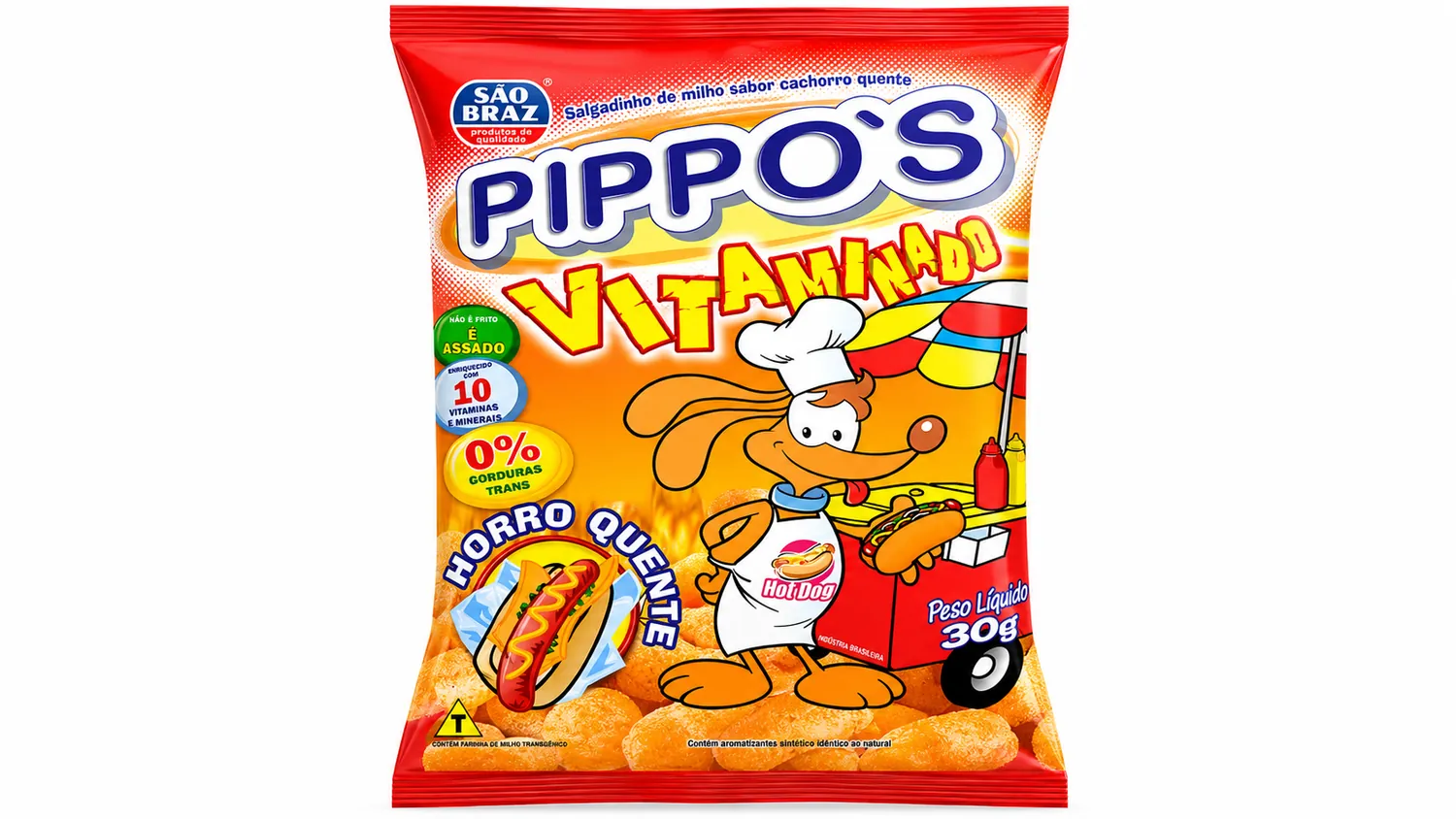 PIPPOS CACHORRO QUENTE 30G