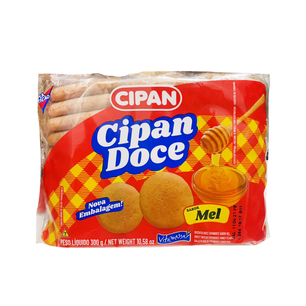 BISCOITO VITAMASSA CIPAN DOCE MEL 300G