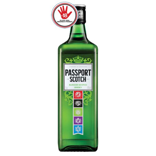 WHISKY ESCOCÊS BLENDED PASSPORT SELECTION GARRAFA 1L