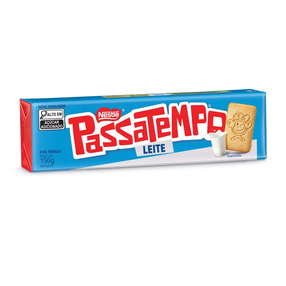 PASSATEMPO BISCOITO LEITE 150G