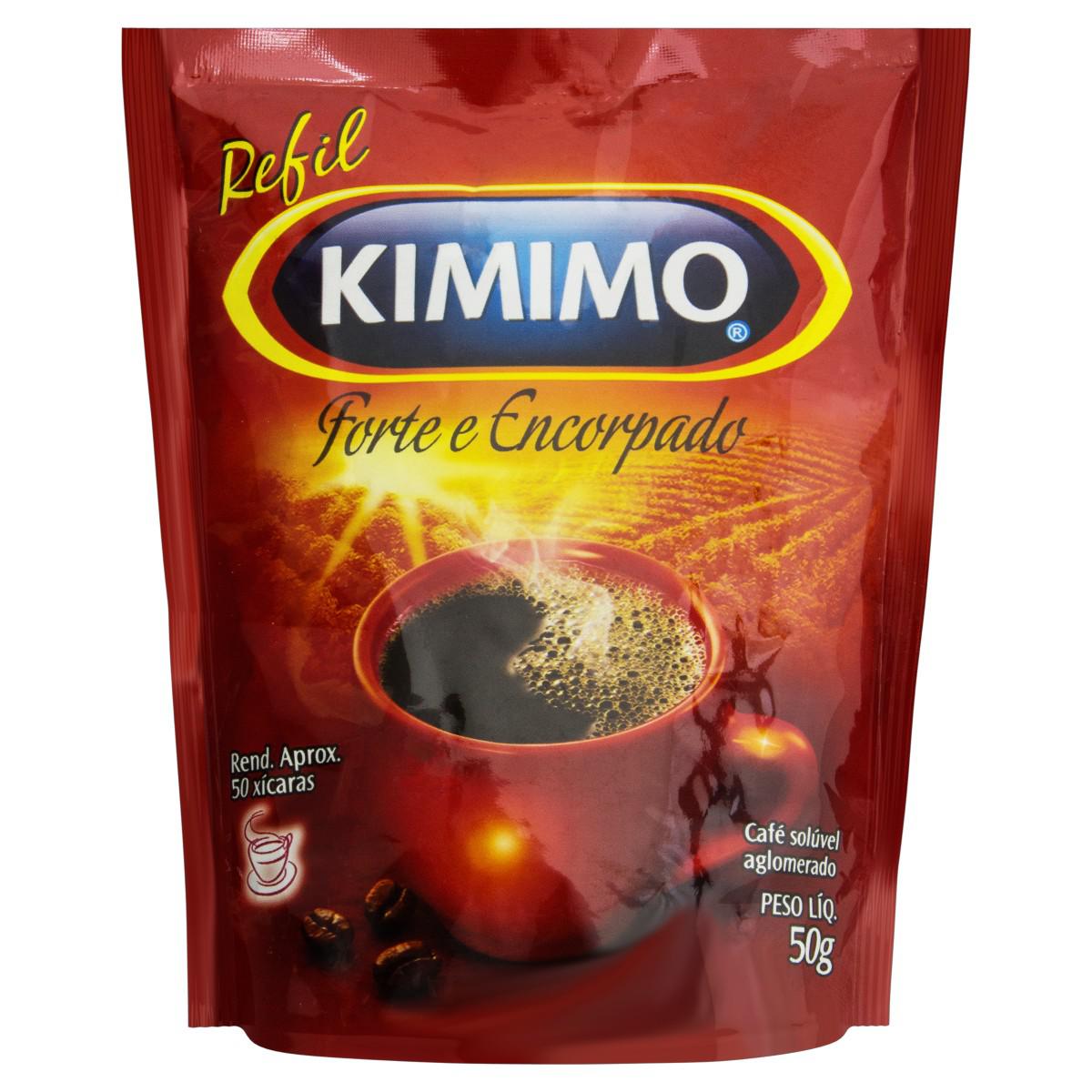 CAFÉ SOLÚVEL GRANULADO KIMIMO SACHÊ 40G REFIL