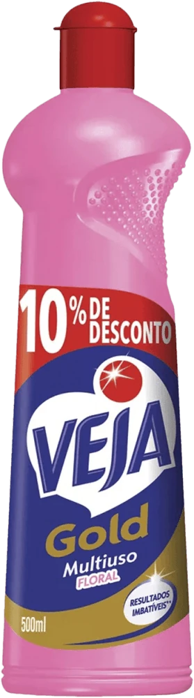 LIMPADOR MULTIUSO VEJA GOLD FLORAL DESCONTO DE 10% 500ML