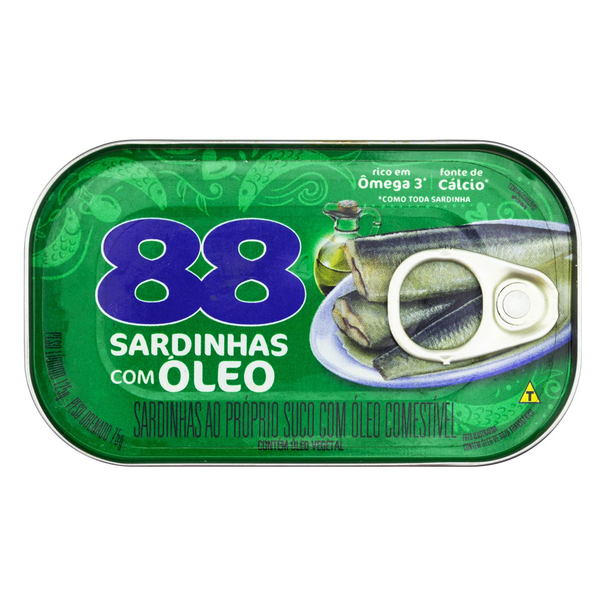 SARDINHA COM ÓLEO 88 LATA 75G
