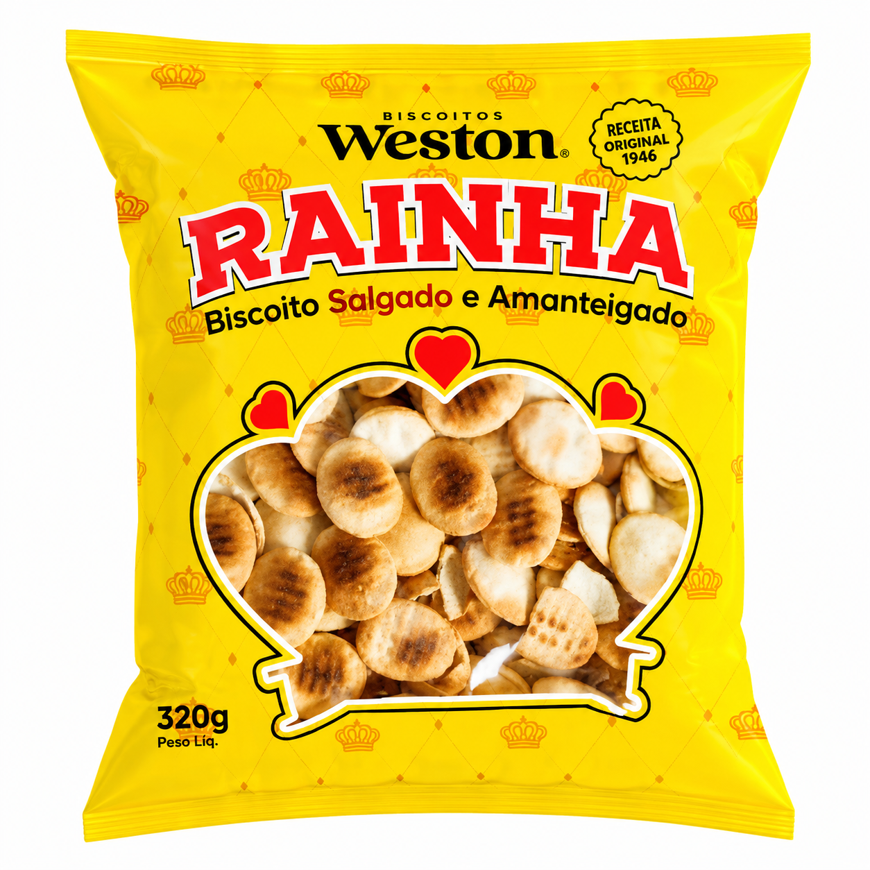 BISCOITO BOLACHA RAINHA WESTON 320G