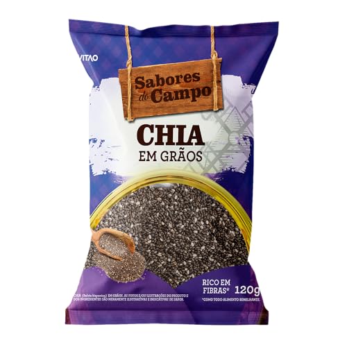 CHIA EM GRAOS SABORES DO CAMPO PACOTE 120G — imagem 1
