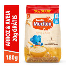 CEREAL INFANTIL INTEGRAL ARROZ & AVEIA MUCILON PACOTE 180G GRÁTIS 20G 0