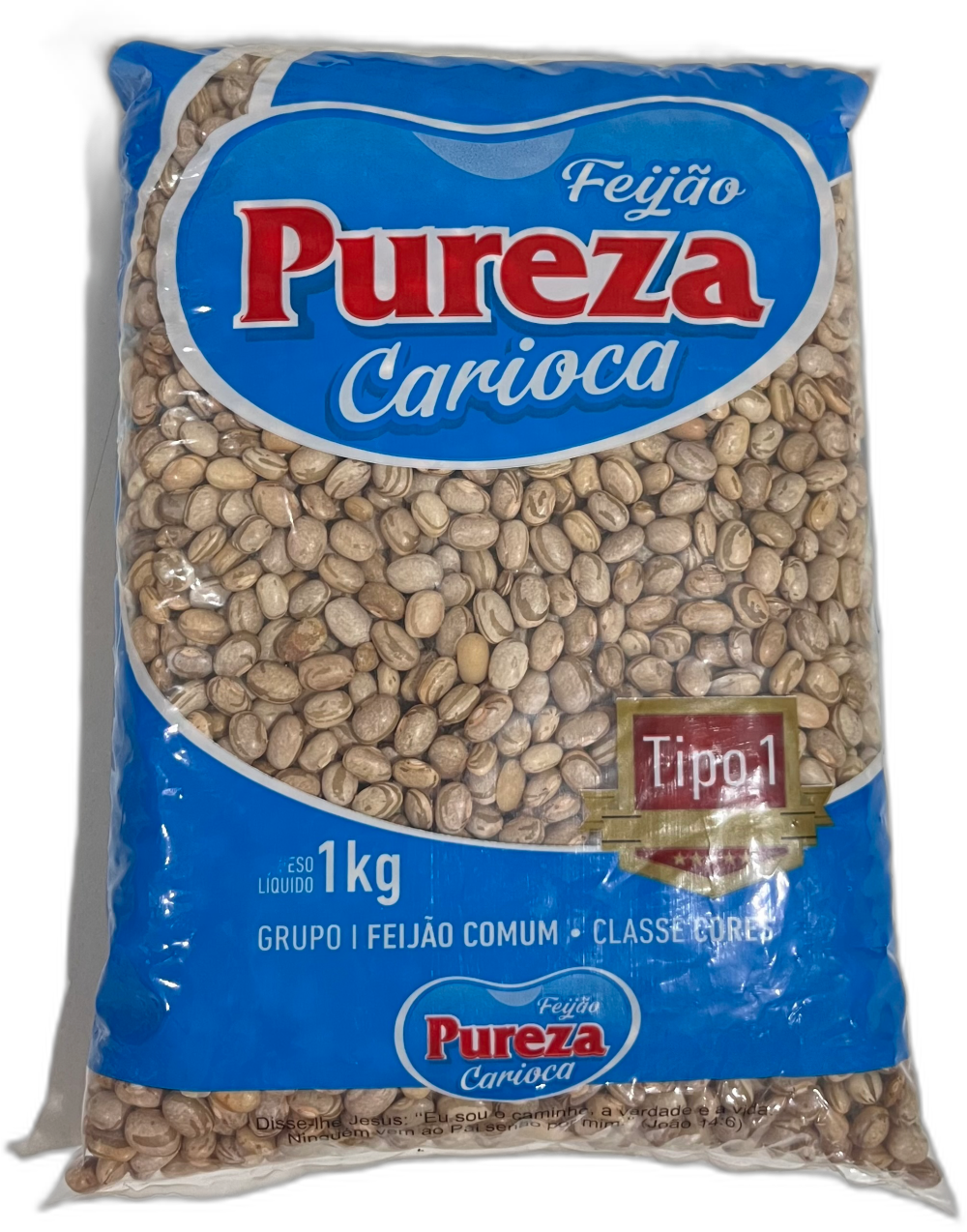 FEIJÃO CARIOCA TIPO 1 PUREZA 1KG