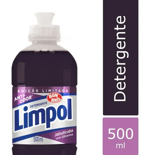 DETERGENTE LÍQUIDO JABUTICABA LIMPOL SQUEEZE 500ML