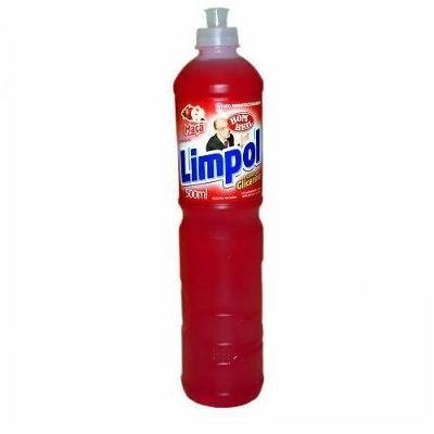 DETERGENTE LÍQUIDO MAÇÃ LIMPOL SQUEEZE 500ML