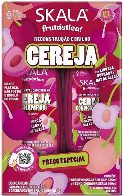 KIT SH 325ML + COND 200ML SKALA CEREJA 0