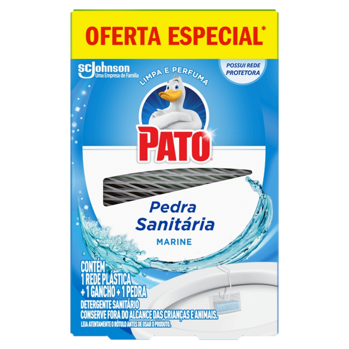 DETERGENTE SANITÁRIO PEDRA MARINE PATO OFERTA ESPECIAL 0