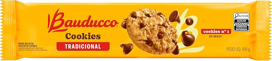 BISCOITO COOKIE TRADICIONAL BAUDUCCO PACOTE 100G