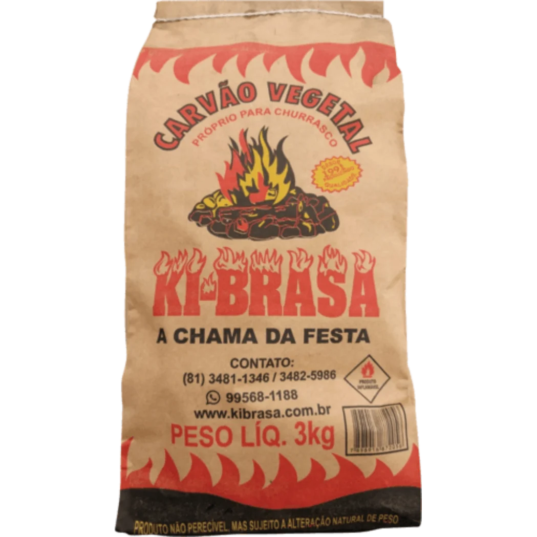 CARVÃO VEGETAL KI BRASA 3KG