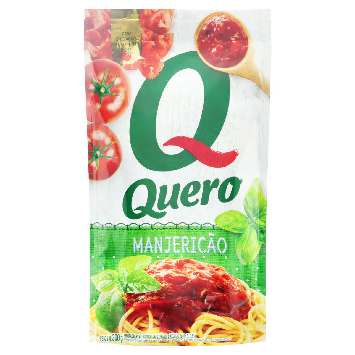 MOLHO TOMATE QUERO SACHE 240G MANJERICAO 0